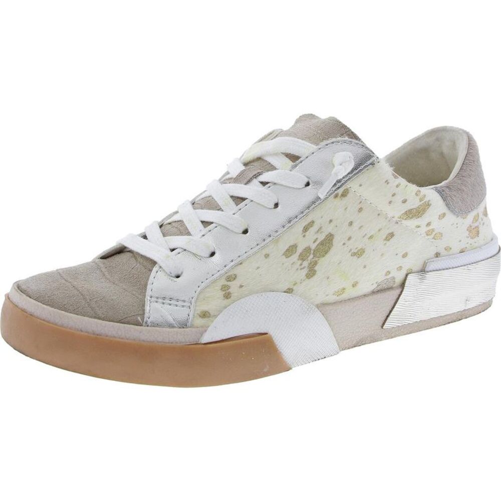 Dolce Vita Womens Tan Cushioned Footbed Casual And Fashion Sneakers Used
